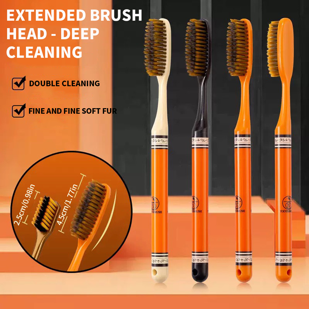 Hair Care Orange - 6 escova de dentes de luxo