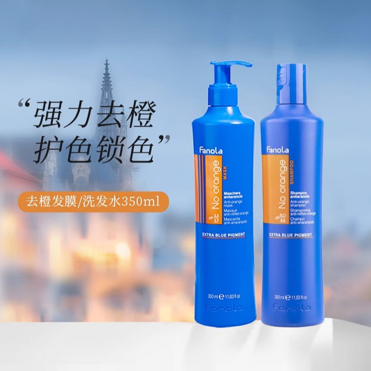 Hair Care Orange - Shampoo e Máscara Roxa Fanola Italiana