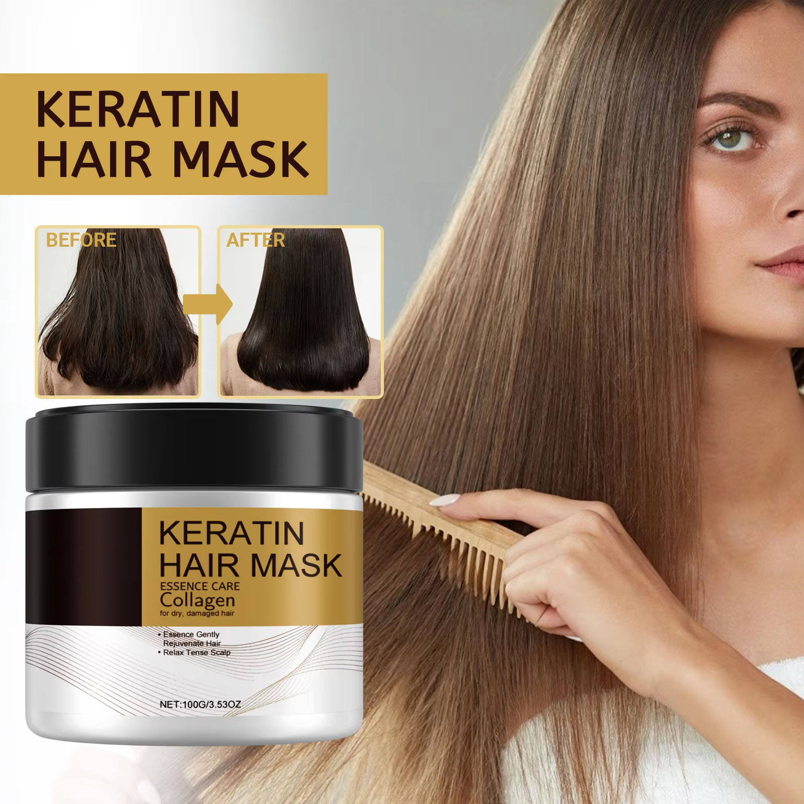 Máscara capilar de queratina,  - Hair Care Orange avaliação e preço