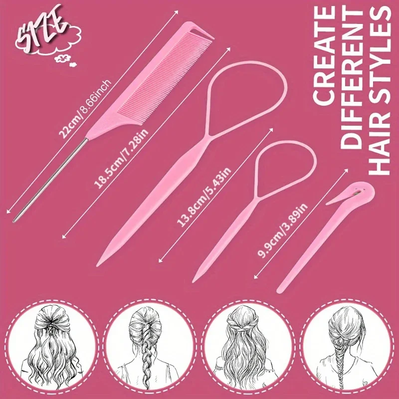 4/5/6 pçs conjunto de escova d - Hair Care Spray avaliação e preço