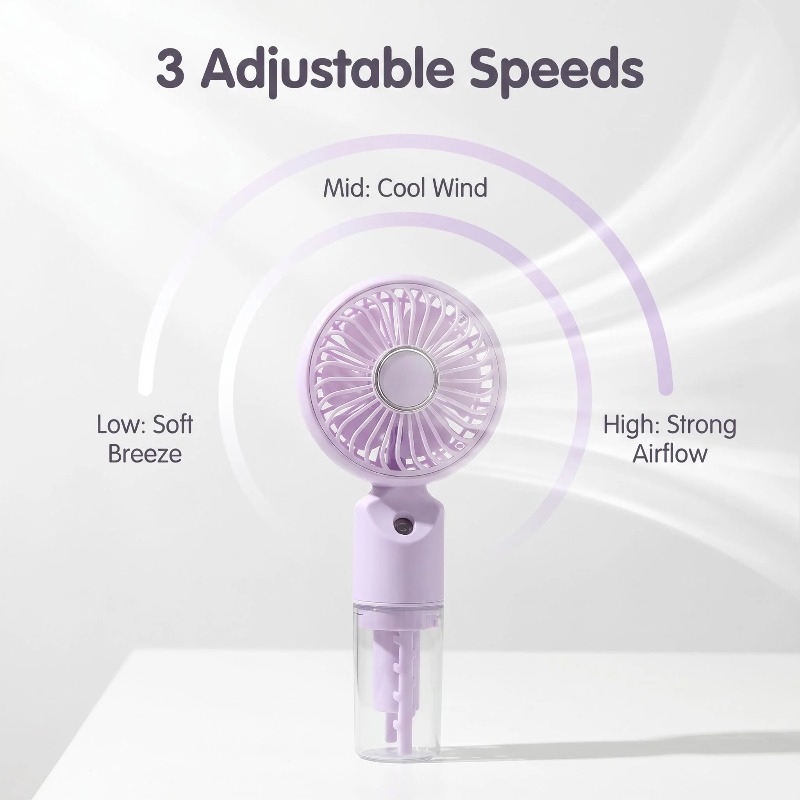 Ventilador Portátil de Mão com - Hair Care Spray avaliação e preço