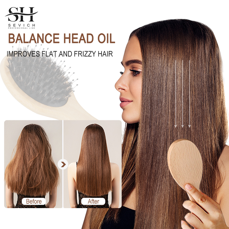Pente de cabelo de cerdas de j - Hair Care Salon avaliação e preço